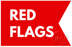 Rote Flaggen